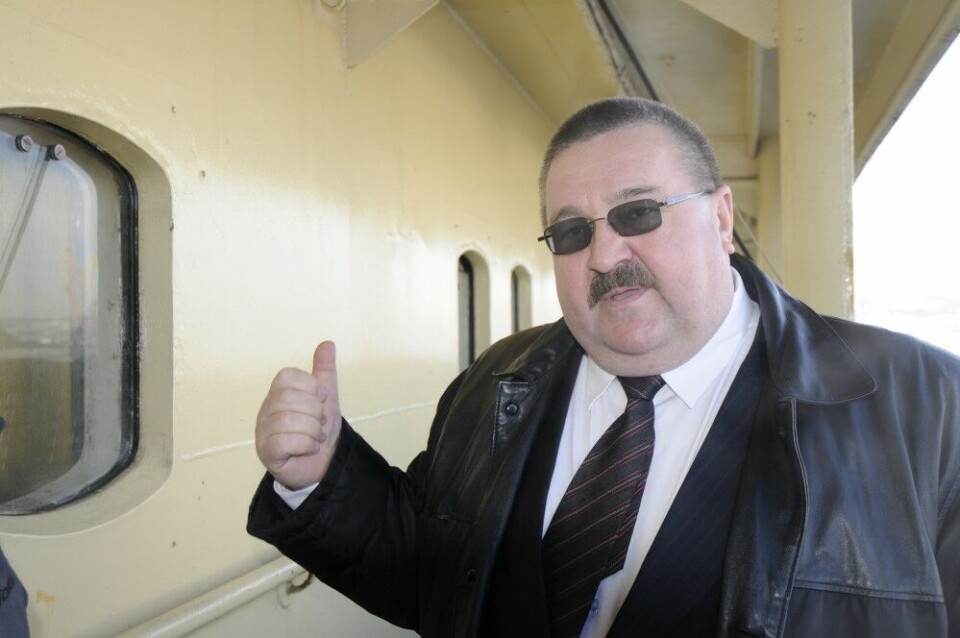 Vyacheslav Ruksha is Head of Rosatom's Northern Sea Route Directorate. Photo: Thomas Nilsen