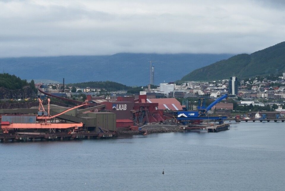The Norwegian port of Narvik is key logistics point for LKAB. Photo: Thomas Nilsen