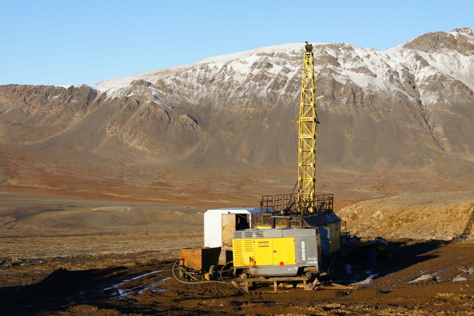 Drilling in Novaya Zemlya. Photo: Rosrubmash