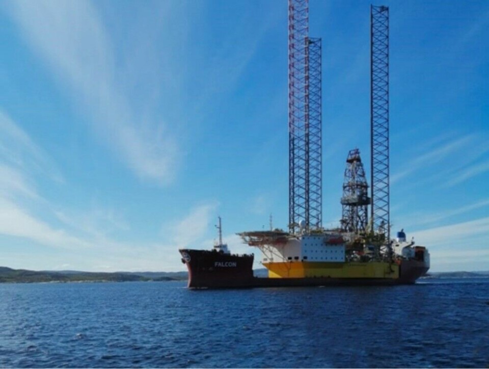Jackup rig Perro Negro 8 makes stop-over in Murmansk before it proceeds to Gulf of Ob. Photo: Rosmorport