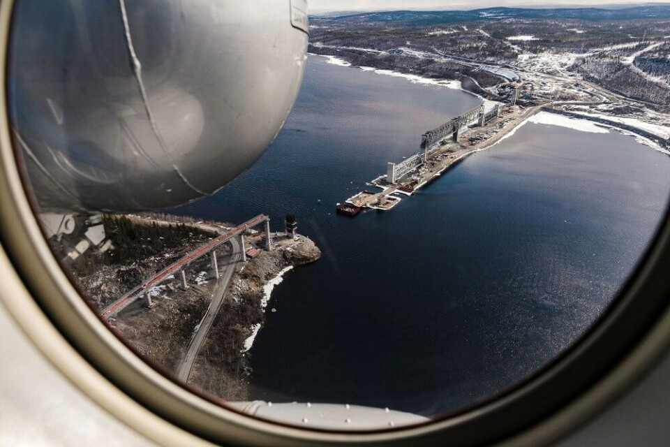 The 46 km long railway line along the Kola Bay is only about half-ready. Photo: gov-murman.ru