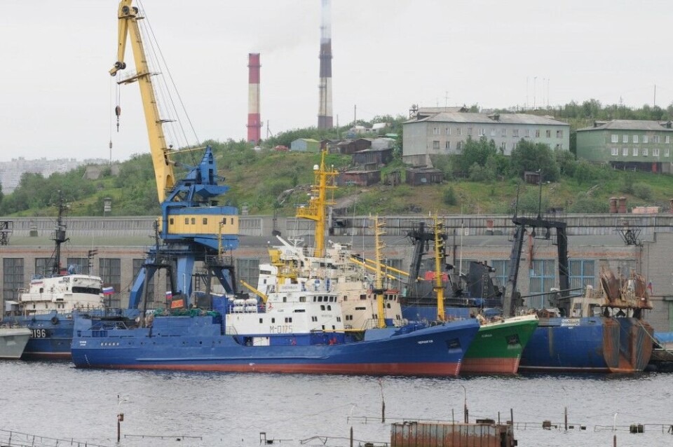 The old part of Murmansk fishery port. Photo: Thomas Nilsen