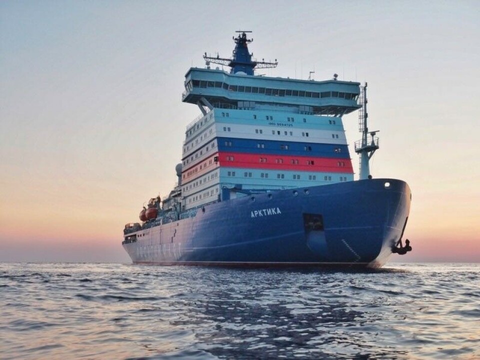 The Arktika is Russia's first LK60 icebreaker. Photo: Rosatom