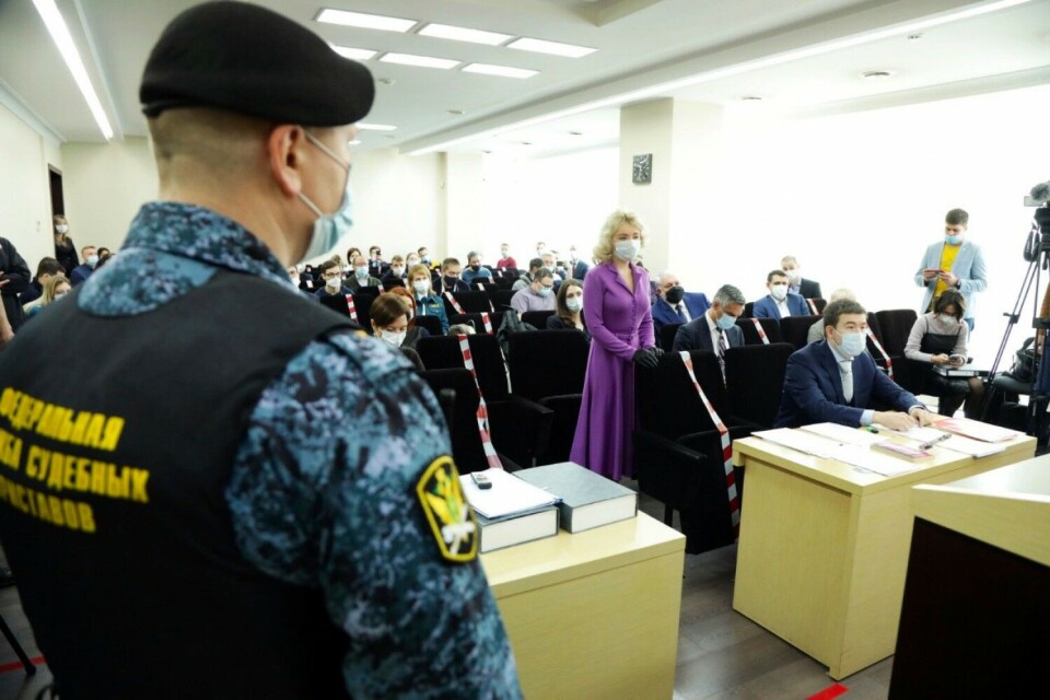 Leader of Rosprirodnadzor in the Krasnoyarsk Court of Arbitration. Photo: Rosprirodnadzor