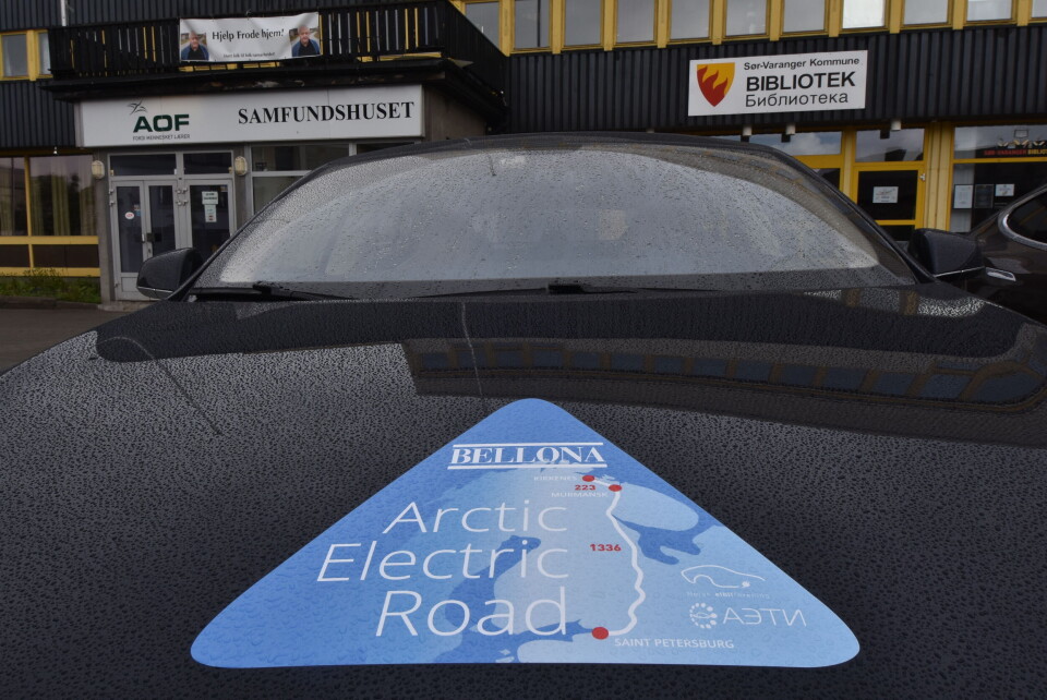Arctic Electric Road rally. Photo: Thomas Nilsen