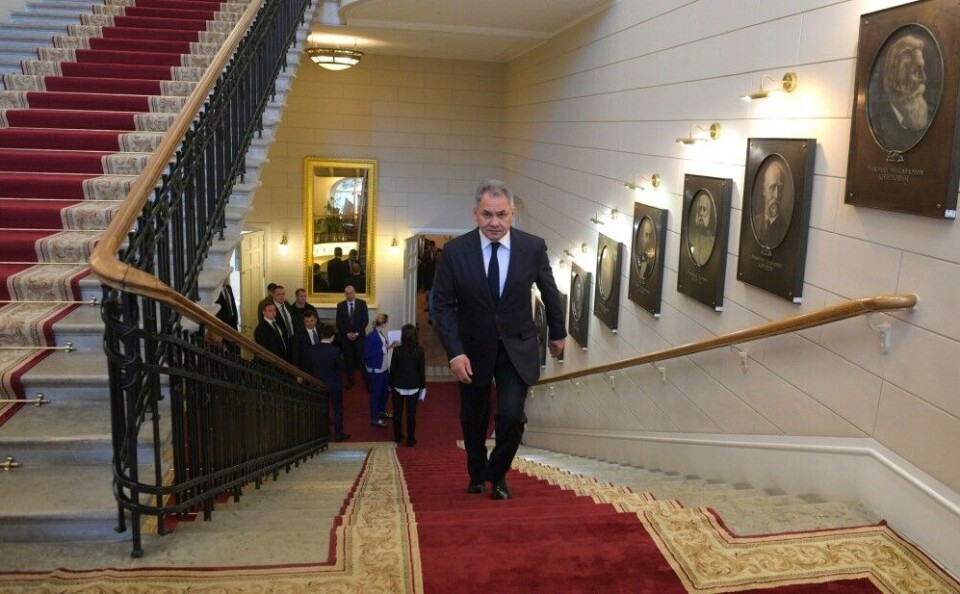 Sergei Shoigu is Russian Defense Minister and also President of the Russian Geographical Society. Photo: Kremlin.ru