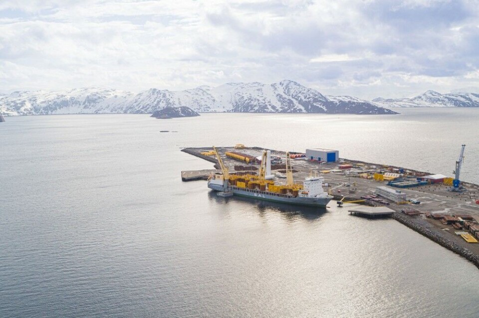 Petroluem developments in Hammerfest, on coast of Barents Sea. Photo: Øyvind Gravås and Even Kleppa, Equinor