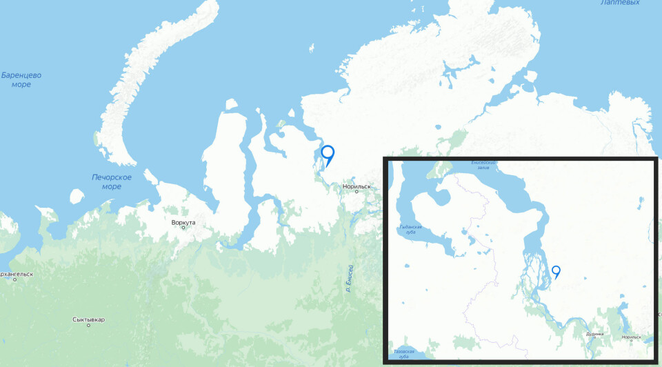 Ust-Yenisey is located in the Yenisey river delta. Map collage by the Barents Observer