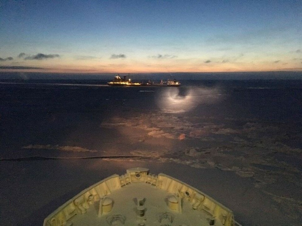 Ледокольная проводка по СМП. Фото: «Росморпорт»