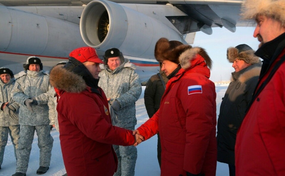 Vladimir Putin and Sergei Shoigu in the Arctic. Photo: Kremlin.ru