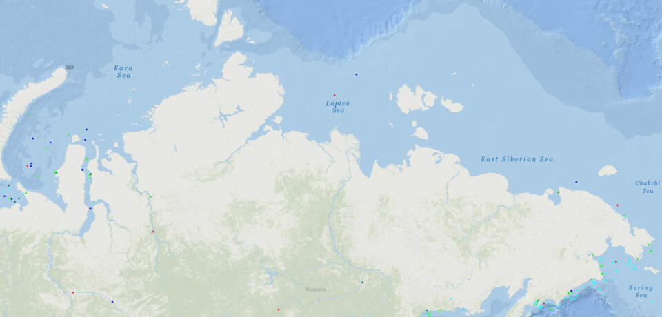 Only four ships sailed in the eastern part of the Northern Sea Route on 10th November 2020