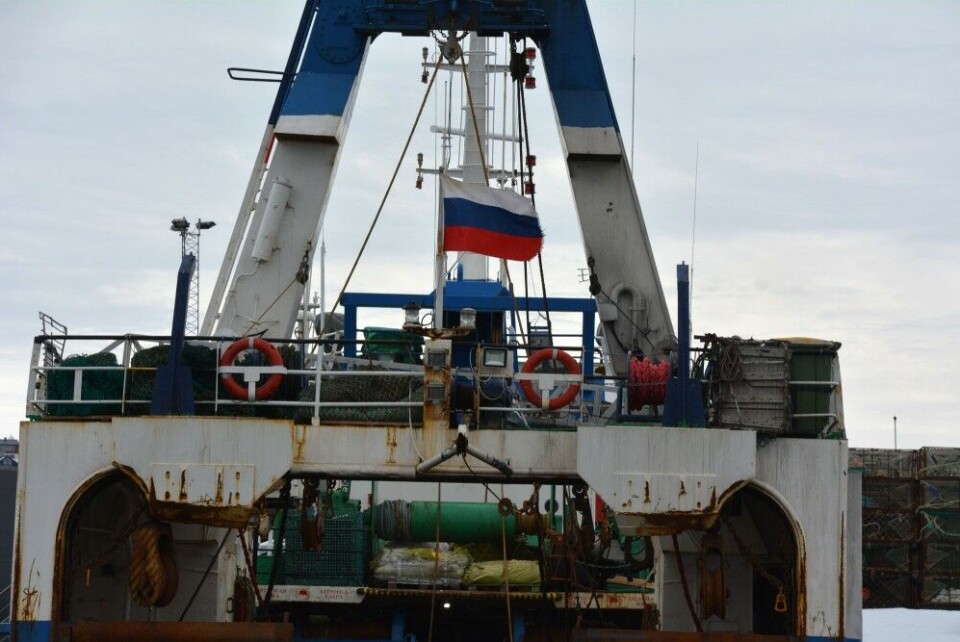 Russian trawler in Kirkenes, Norway. Photo: Atle Staalesen