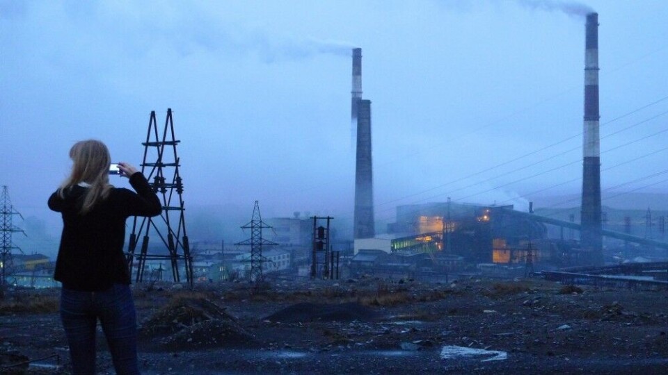 The smelter in Nikel as it looked when in production. Photo: Thomas Nilsen
