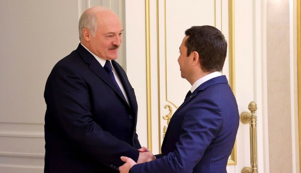 President Lukashenko meets with Murmansk Governor Andrei Chibis. Photo: president.gov.by