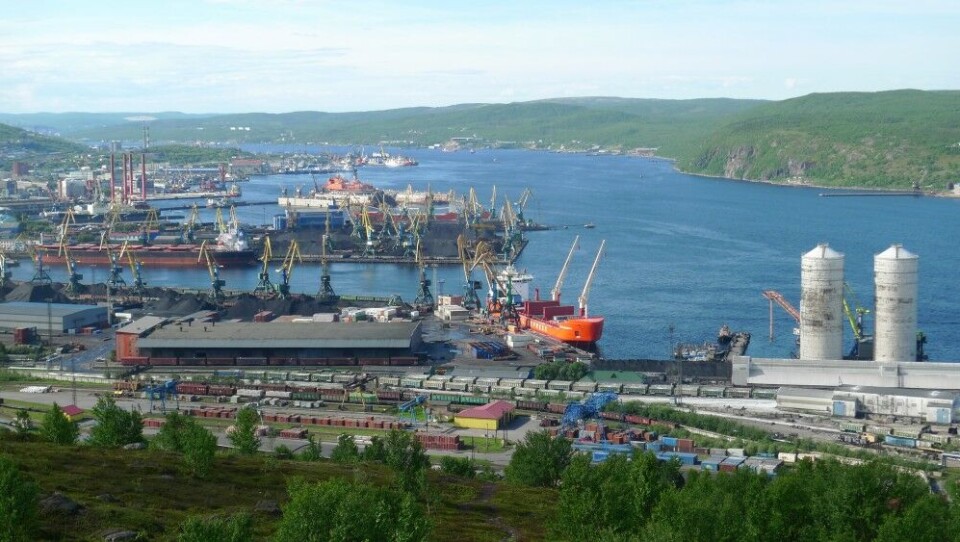 Murmansk is Russia's largest ice-free port to the North-Atlantic. Photo: Thomas Nilsen