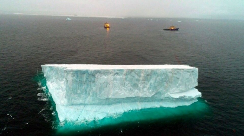 Oilmen exploring Arctic waters. Photo: Gazprom
