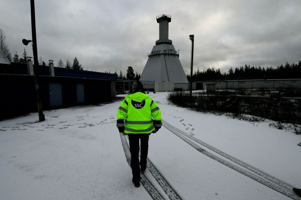 Towards the launch platform at Esrange Space Center near Kiruna. Photo: Thomas Nilsen