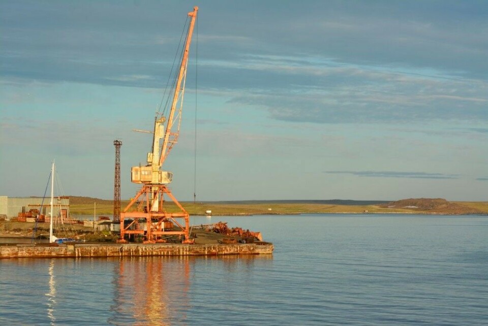 The seaport of Dikson will get a major facelift with the coming of Big Oil. Photo: Thomas Nilsen