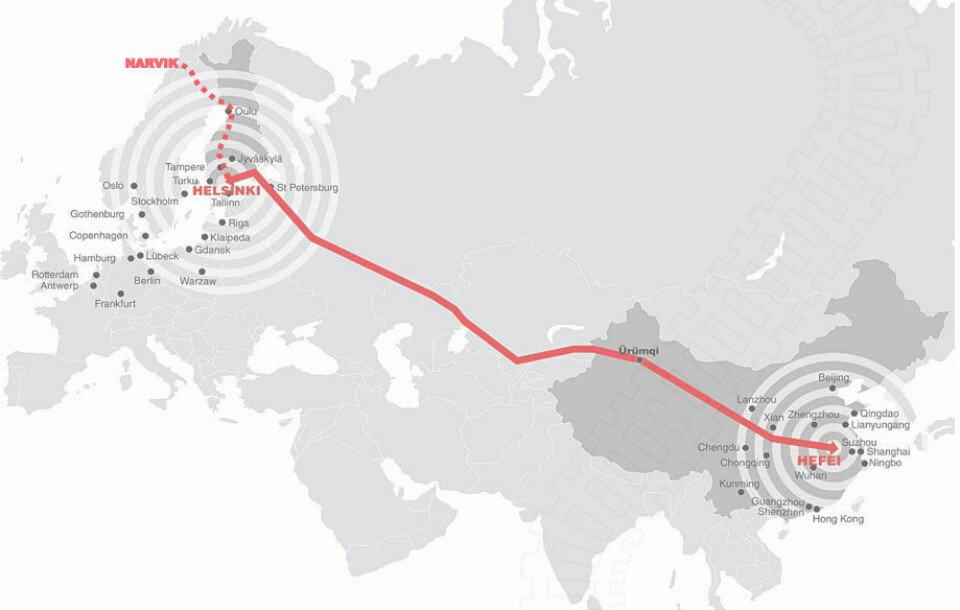 Карта: Nurminen Logistics