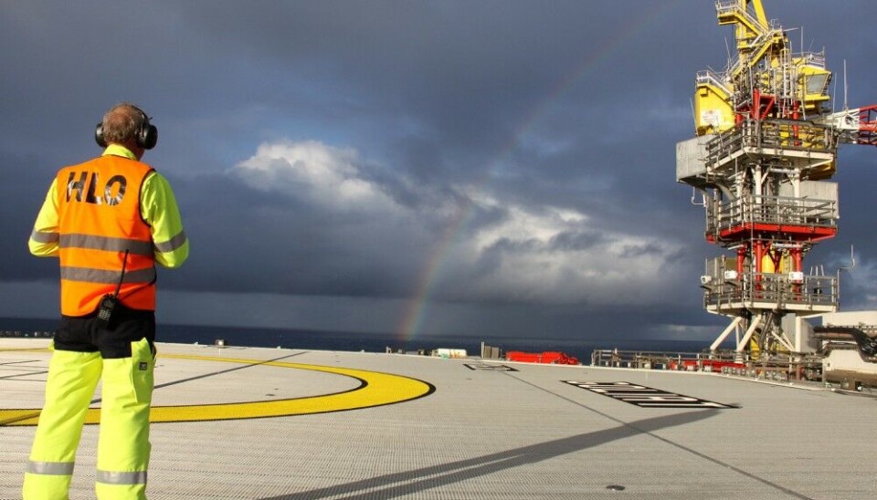 Helideck on the Vår Energy operated Goliat FPSO in the Barents Sea. The current gas discovery is about 27 km northeast of the Goliat field. Photo: Kjersti Aanderaa / © Vår Energi