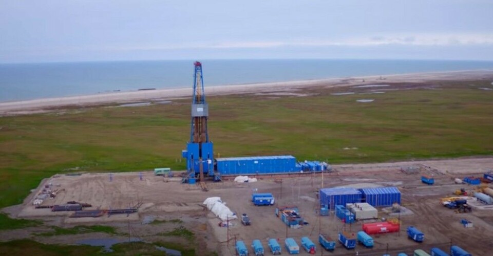 The Kharasavey field is located on the coast of the Kara Sea. Photo: screenshot from video by Gazprom Dobycha Nadym