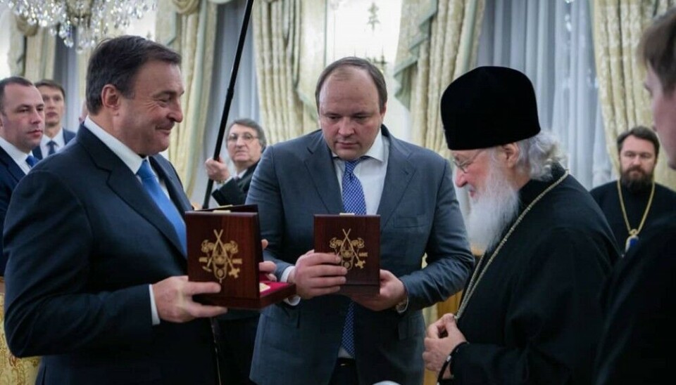The Guryev clan (father and son Andrei Guryev) is closely connected with the Russian Orthodox Church and its leader Patriarch Kirill. Photo: Phosagro on Instagram