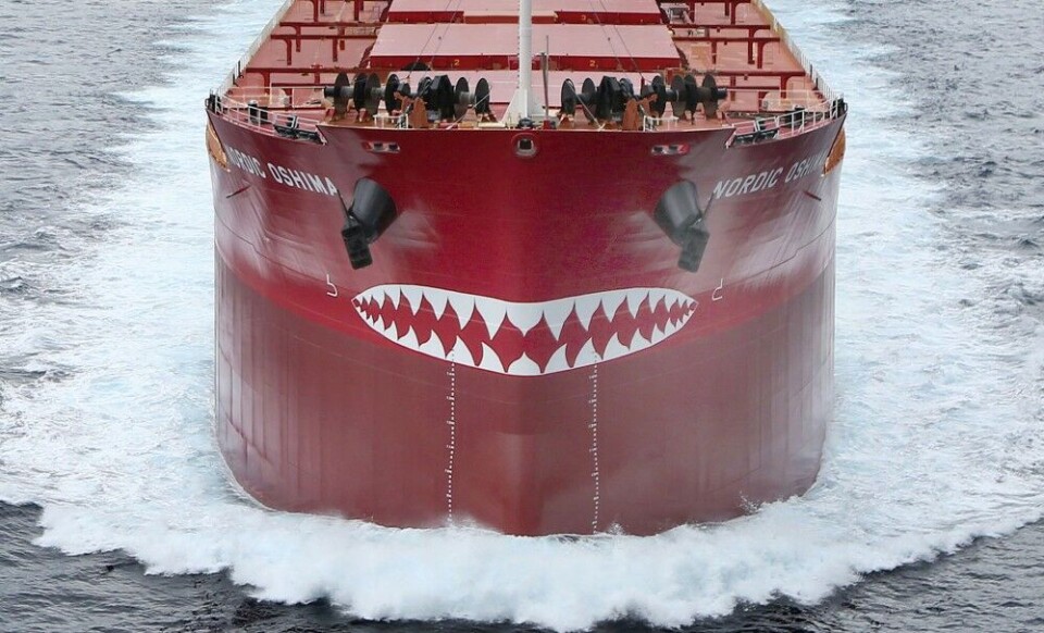 The 'Nordic Oshima' in late October sailed through the NSR. Photo: nordicbulkcarriers.com