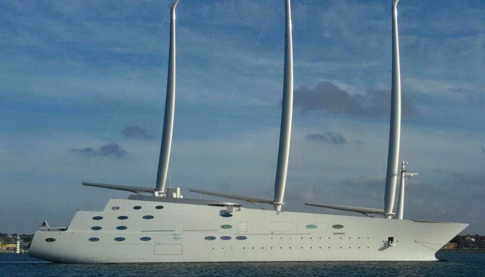 Melnichenko’s huge yacht “A”. Photo: Creative Commons/KarleHorn