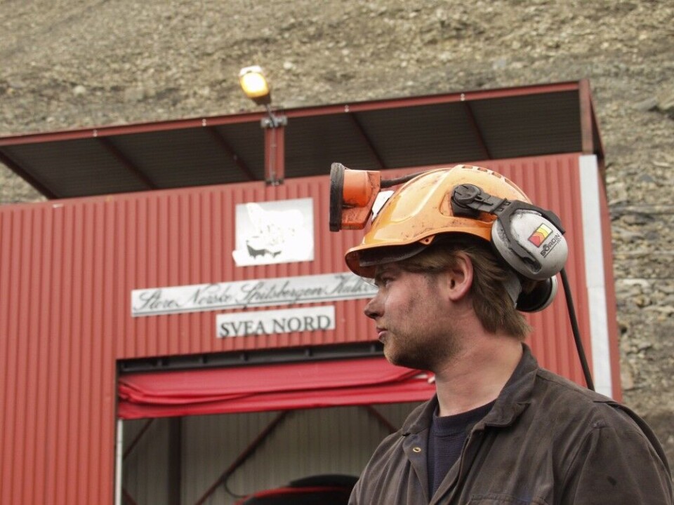 Mining in Svea is stopped. Photo: Thomas Nilsen