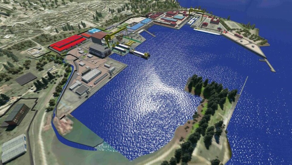 Illustration of the planned Zvezda Shipbuilding complex. Ill.: Dcss.ru