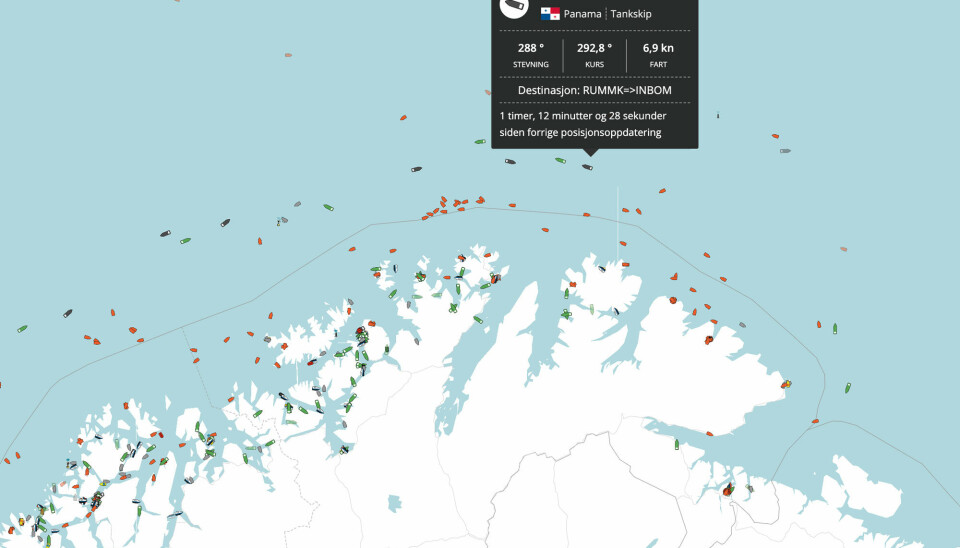 Cargo ship “Sakarya” on its way from Murmansk to Mombai, India, on 24th of January 2023