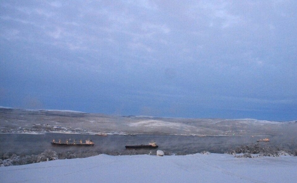 Tanker brings oil from the Prirazlomnoye field to Murmansk. Photo: Atle Staalesen