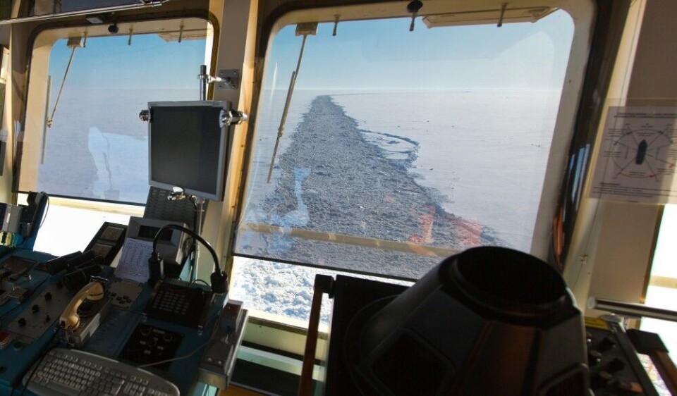 The Russian icebreaker construction program is likely to be seriously delayed. Photo: gazprom-neft.ru