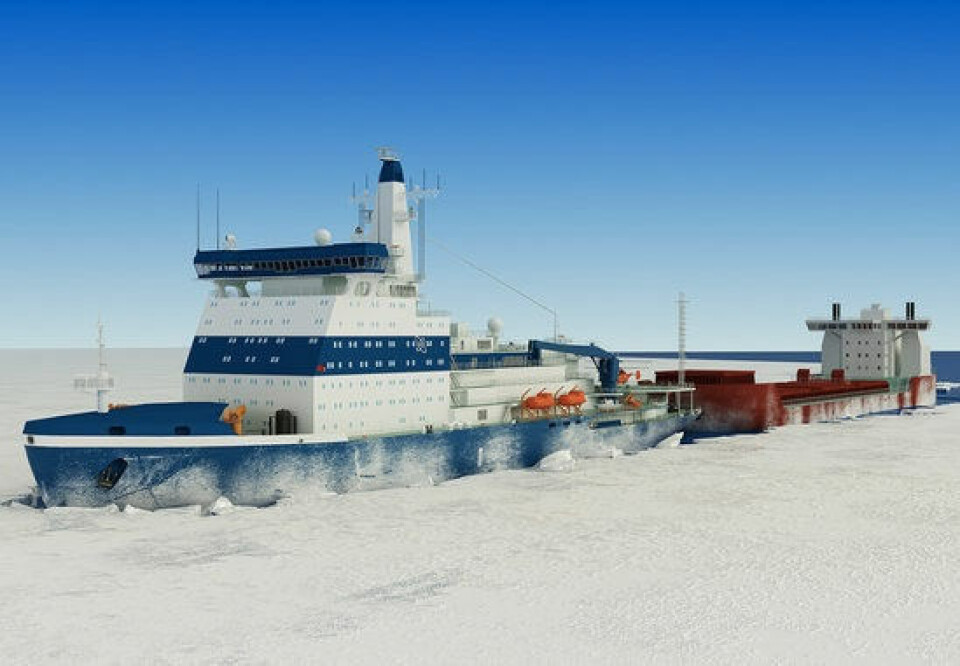 The LK-60 icebreaker. Photo: Rosatomflot.ru