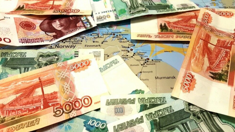 The Russian currency are down for the second day following new U.S. sanctions. Photo: Thomas Nilsen