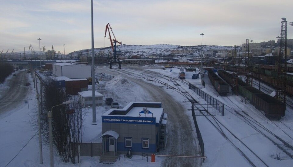 Murmansk port is transshipment hub for Norickel and serves both the factories in Norilsk and on the Kola Peninsula. Photo: Thomas Nilsen