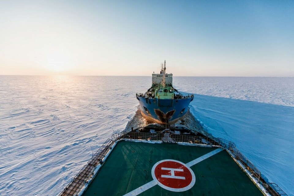 Foreign vessels are getting easier access to the icy waters of the Ob Bay. Photo: Gazprom-Neft.ru