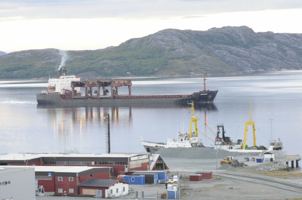 The port of Kirkenes can be the 'Rotterdam of the North' as more cargo, bulk and possible LNG shipments between Asia and Europe will boost with a railroad from Rovaniemi to the Barents Sea. Photo: Thomas Nilsen