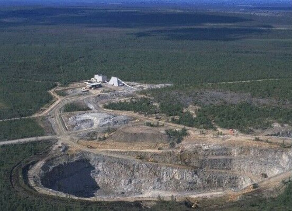 Pahtavaara gold mine in Northern Finland. Photo from geology.neab.net