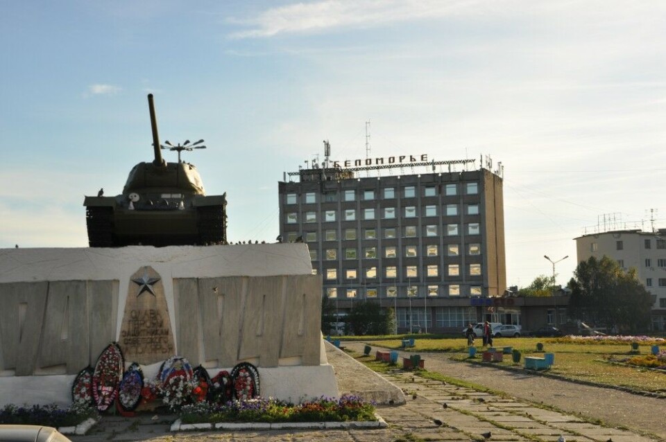 Main square, town of Kandalaksha. Photo: Trude Pettersen
