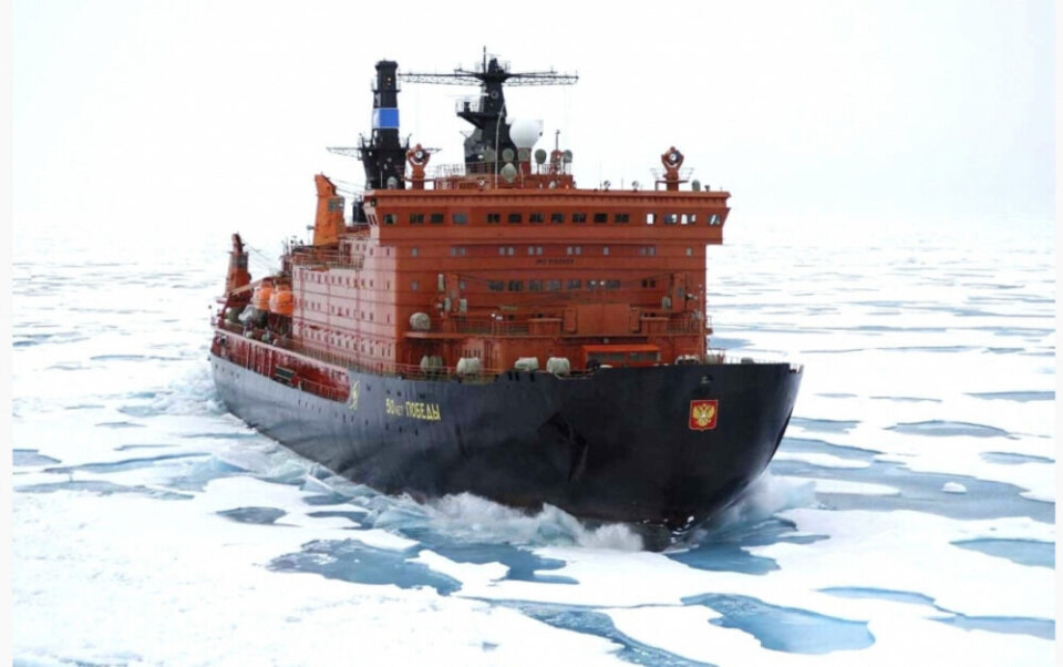 The nuclear-powered icebreaker 50 Let Pobedy. Photo: Rosatomflot