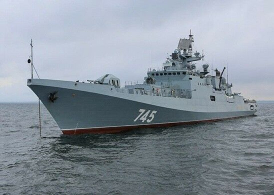 A frigate like this is now on voyage towards the Barents Sea. Photo from Wikipedia