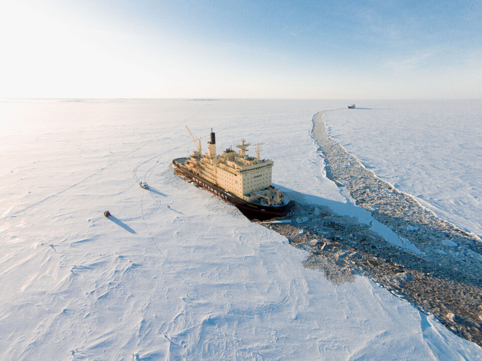 Icebreaking in the Ob Bay. Photo: Gazprom-Neft.ru