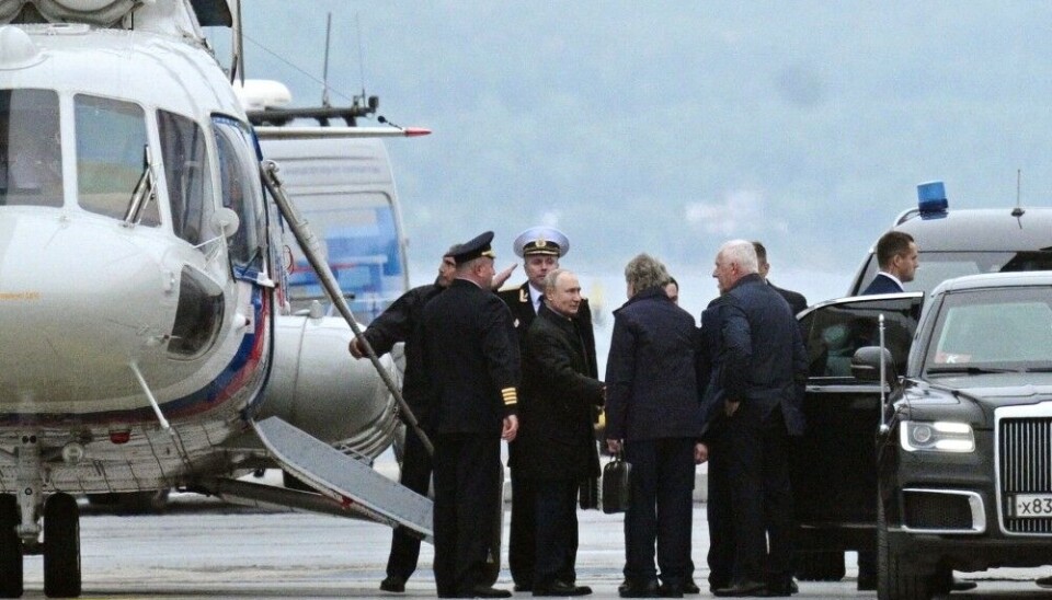Vladimir Putin arrives in Murmansk. Photo: kremlin.ru