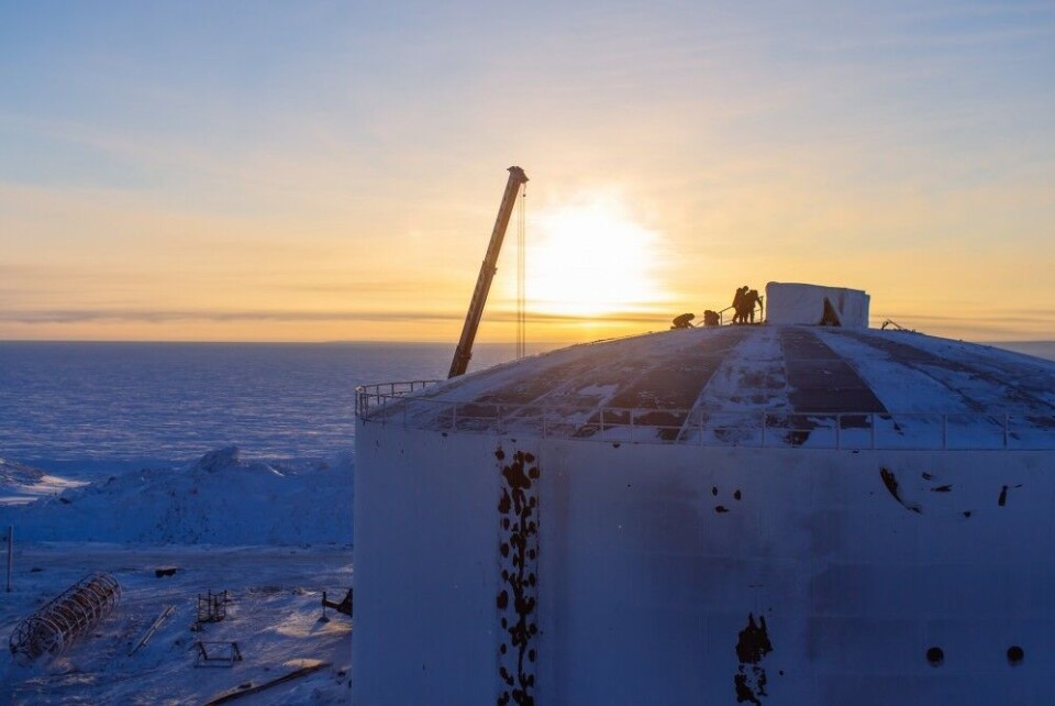 The Novy Port industrial objects will be powered by several gas turbines. Photo: Gazprom Neft