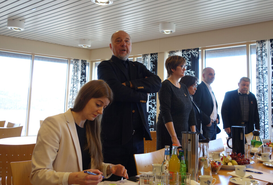 This is not good enough, Rune Rafaelsen tells Grethe Ellingsen. Photo: Atle Staalesen