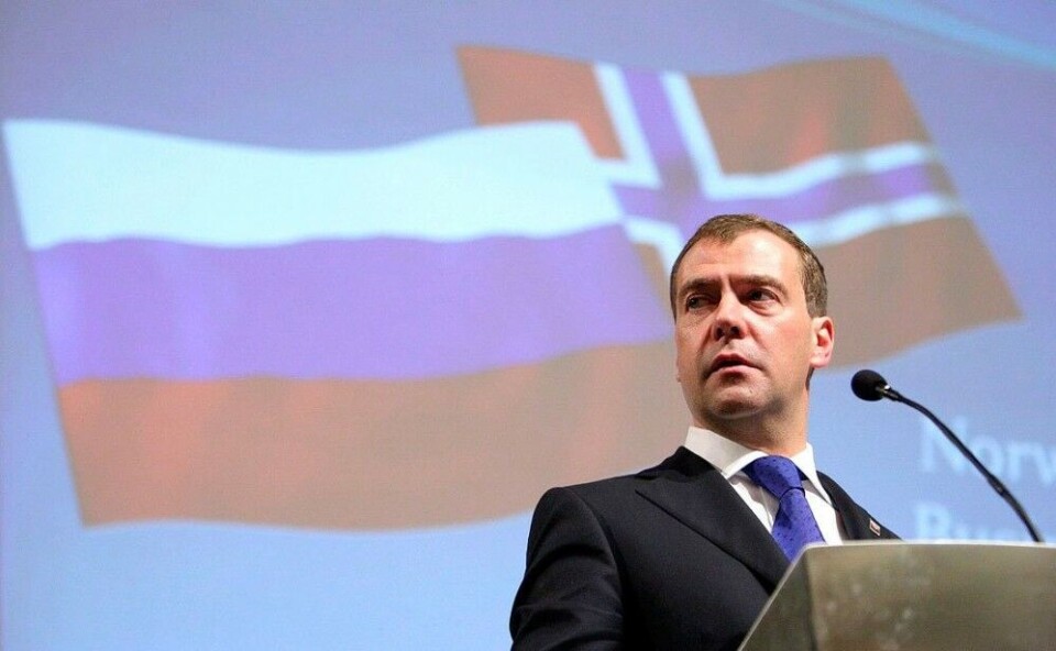 Dmitry Medvedev during state visit to Oslo in 2010. Photo: Kremlin.ru