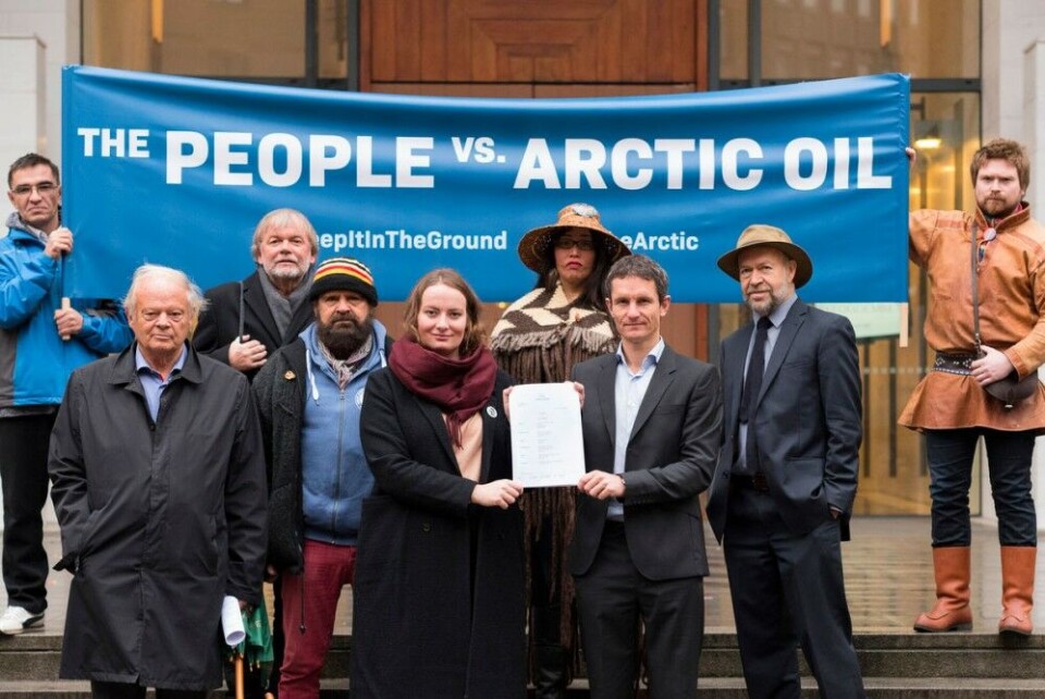 The highest court in the country will take on case branded as 'the People vs Arctic Oil' on November 2020. Photo: Christian Åslund, Greenpeace