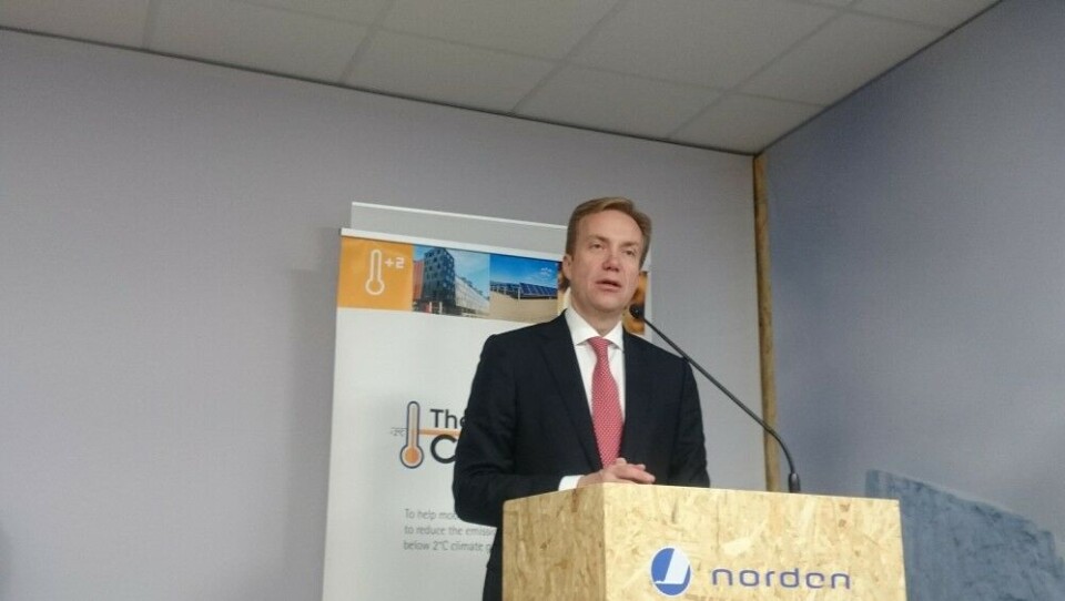 Nrwegian Foreign Minister Børge Brende. Photo: Rebecka Snefuglli Sondell