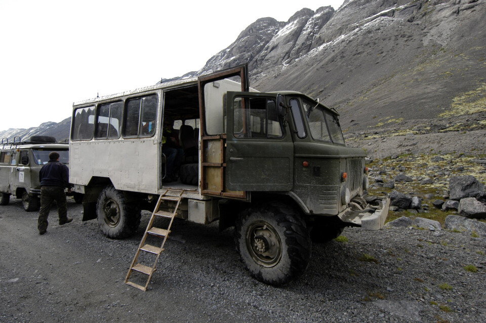 There are some mountain roads into the Khibiny massif. Photo: Thomas Nilsen